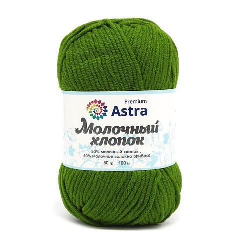 Пряжа Astra Premium 'Молочный хлопок' (Milk Cotton) 50гр 100м (+/-5%) (50%хлопок, 50%молочный акрил) (14, фото 2