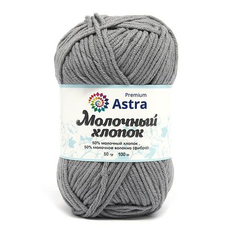 Пряжа Astra Premium 'Молочный хлопок' (Milk Cotton) 50гр 100м (+/-5%) (50%хлопок, 50%молочный акрил) (15, фото 2