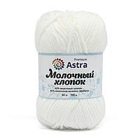 Пряжа Astra Premium 'Молочный хлопок' (Milk Cotton) 50гр 100м (+/-5%) (50%хлопок, 50%молочный акрил) (19