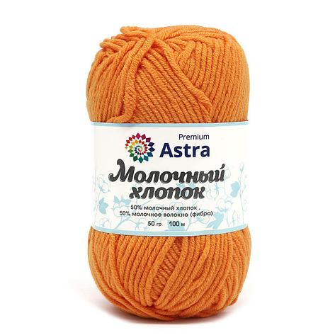 Пряжа Astra Premium 'Молочный хлопок' (Milk Cotton) 50гр 100м (+/-5%) (50%хлопок, 50%молочный акрил) (64, фото 2