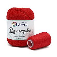 Пряжа Astra Premium 'Пух норки' (Mink yarn) 50гр 290м (+/- 5%) (80%пух, 20%нейлон) (+нить 20гр) (010