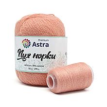 Пряжа Astra Premium 'Пух норки' (Mink yarn) 50гр 290м (+/- 5%) (80%пух, 20%нейлон) (+нить 20гр) (031