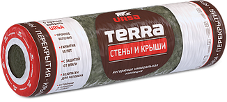 Урса Ursa Terra 37 RN маты теплозвукоизоляционные стены и крыши, 4000-1220-150, 1уп=1рул=4.88м2=0.732м3