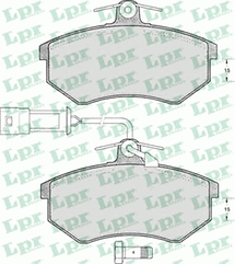 05P221 LPR, Колодки тормозные дисковые