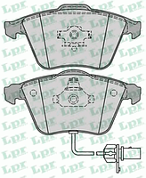 LPR 05P1239 Колодки тормозные дисковые перед Audi A8 3.0-4.0DT 02> Disc 360x34