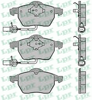 LPR 05P1119 Колодки тормозные дисковые перед Audi A6 1.8T/2.0/2.5TDi 97-02,VW Passat 1.6-2.5TDi 98>