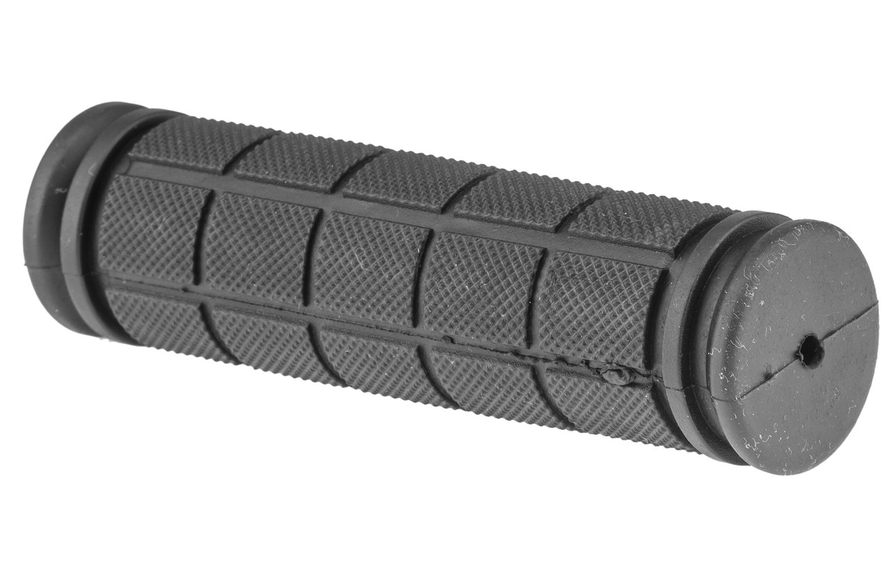 Грипсы Stels TEN-075 длина 125 мм, чёрные-серые - фото 1 - id-p199347345