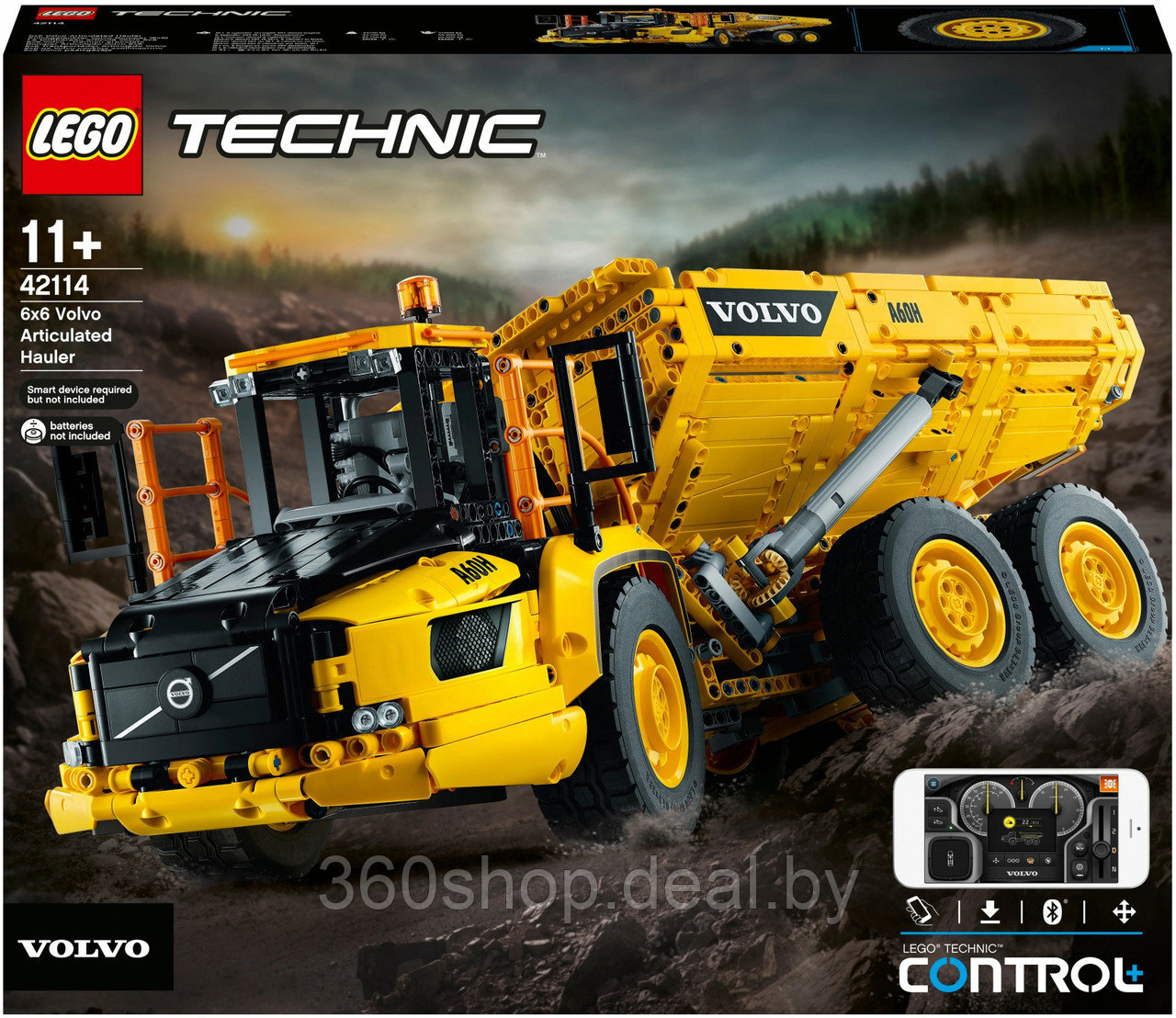 Конструктор LEGO Technic 42114 Самосвал Volvo 6х6 - фото 1 - id-p197134239