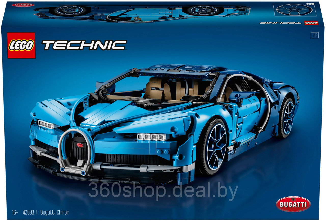 Конструктор LEGO Technic 42083 Bugatti Chiron - фото 1 - id-p197617041