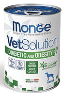 Консервы Monge VetSolution Dog DIABETIC/OBESITY 400гр Вет. диета для собак при ожирении и диабете