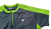 Мужская велосипедная футболка S /4F, графит+зеленый, р-р S/, фото 2
