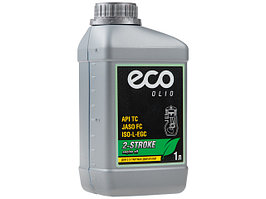 Масло моторное 2-х тактное ECO 1 л ( JASO FC,  API TC, ISO-L-EGC,)