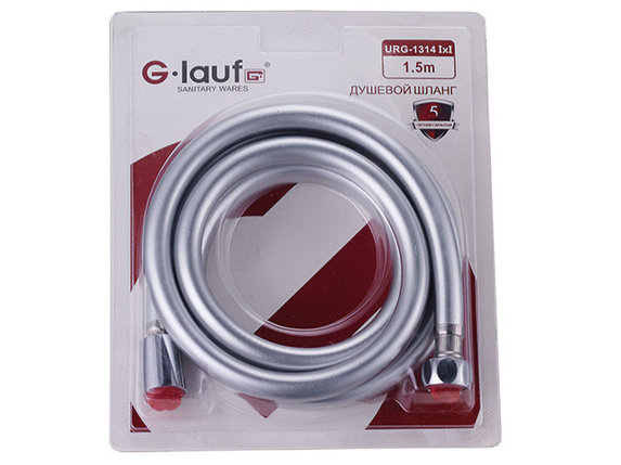 Душевой шланг в блистерной упаковке 1/2"х1/2" 150см URG-1314 G.lauf, фото 2