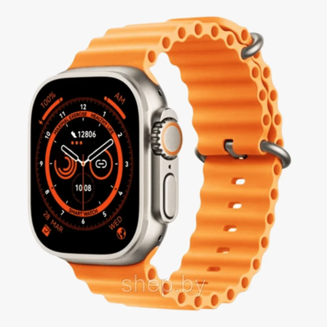 Умные часы 8 серии SMART  WATCH S8 ULTRA MAX+  NFC   часы для iphone/android цвет: черный,оранжевый,серый