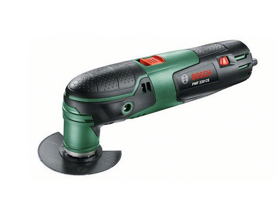 Многофункциональный инструмент (реноватор) BOSCH PMF 220 CE в чем. + набор оснастки (220 Вт, 15000 -20000, фото 2