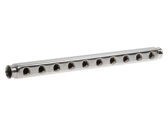 Коллектор 1/2" х 10 вых. односторонний, AV Engineering, фото 2