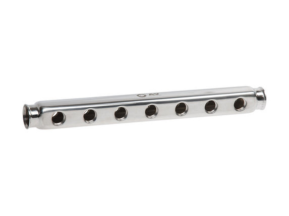 Коллектор 1/2" х 7 вых. двухсторонний, AV Engineering, фото 2
