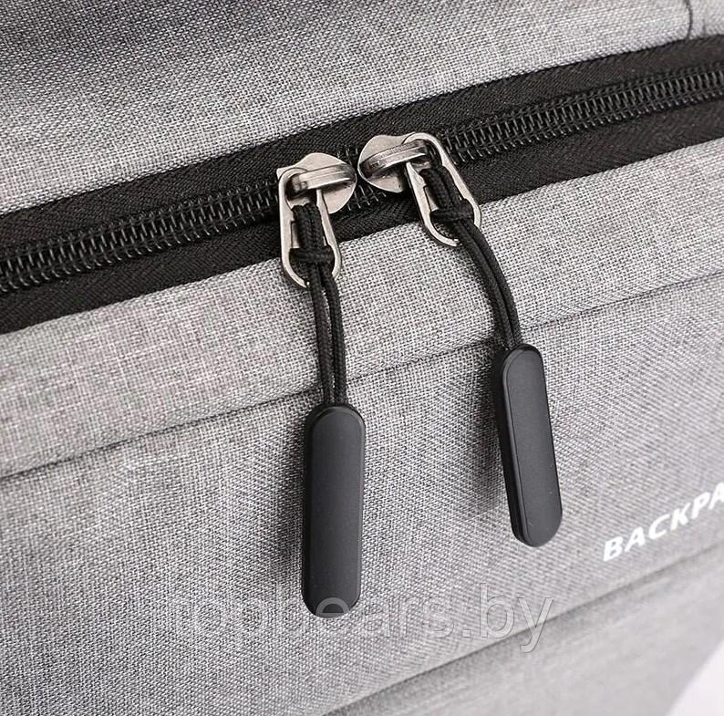 Рюкзак 3в1 BackPack Urban с USB и отделением для ноутбука до 17". Черный - фото 3 - id-p199371309