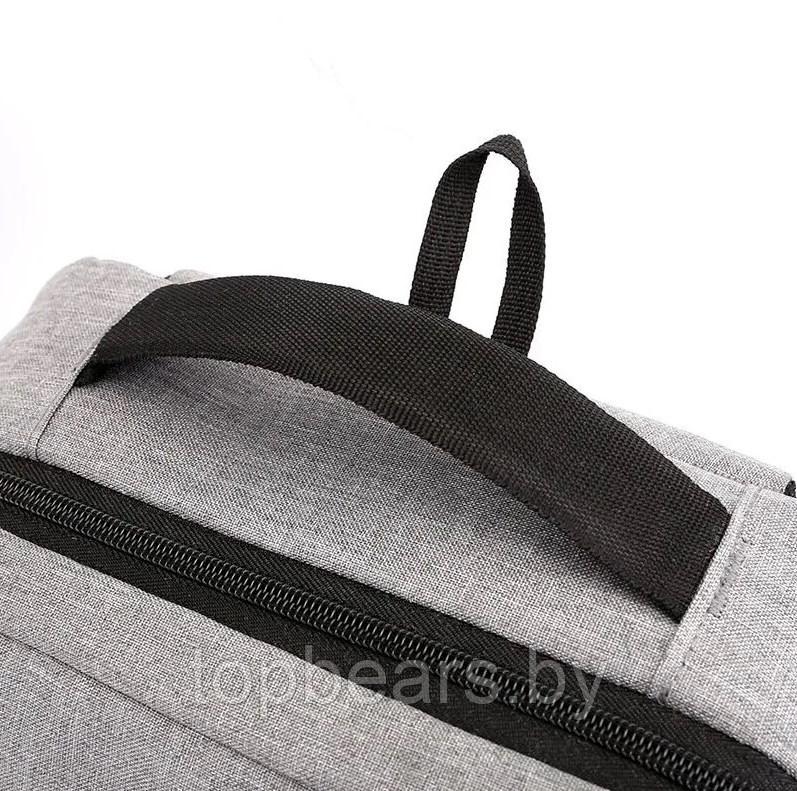 Рюкзак 3в1 BackPack Urban с USB и отделением для ноутбука до 17". Серый - фото 6 - id-p199371311