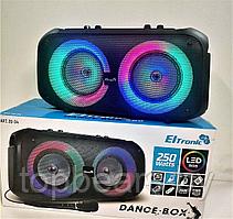 Беспроводная портативная bluetooth колонка Eltronic DANCE BOX 200 арт. 20-04 с проводным микрофоном,