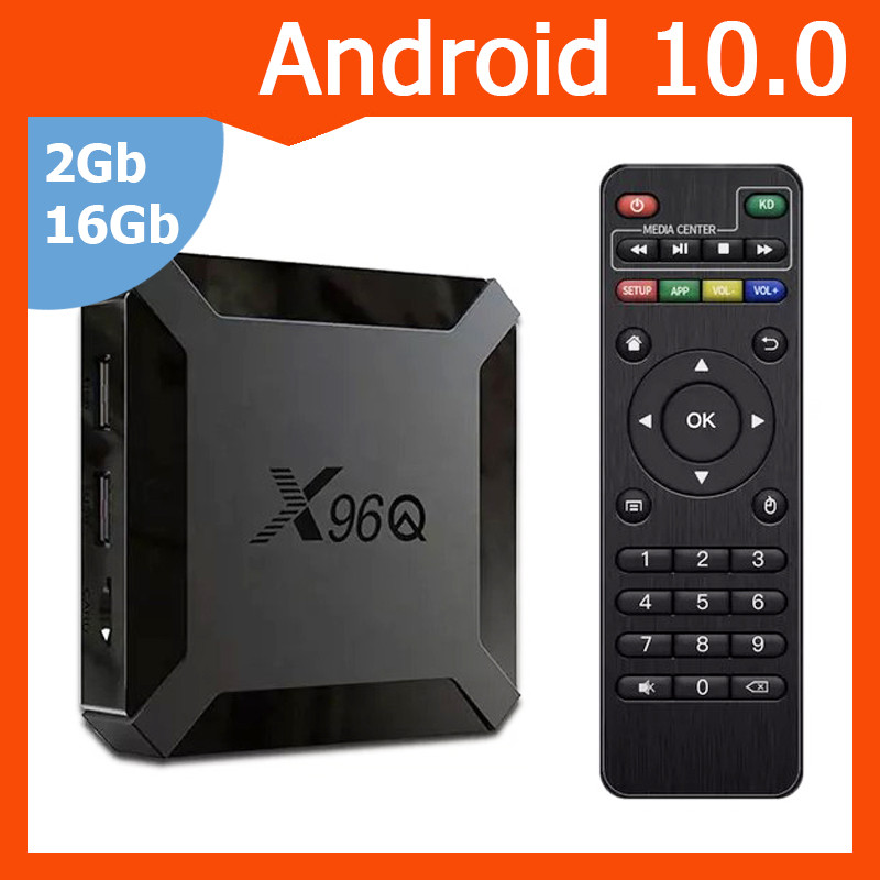 Смарт ТВ приставка X96Q H313 2G + 16G андроид TV Box - фото 2 - id-p199376132