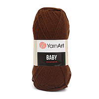 Пряжа YarnArt 'Baby' 50гр 150м (100% акрил) (1182 коричневый)