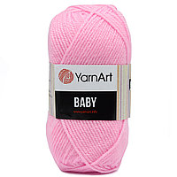 Пряжа YarnArt 'Baby' 50гр 150м (100% акрил) (217 светло-розовый)