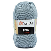 Пряжа YarnArt 'Baby' 50гр 150м (100% акрил) (3072 сине-серый)