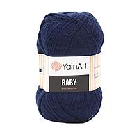Пряжа YarnArt 'Baby' 50гр 150м (100% акрил) (583 т.синий)
