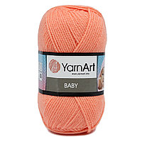 Пряжа YarnArt 'Baby' 50гр 150м (100% акрил) (622 персик)