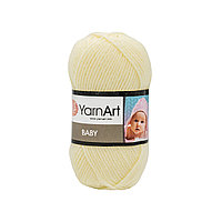 Пряжа YarnArt 'Baby' 50гр 150м (100% акрил) (7003 молочный)