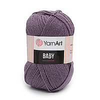 Пряжа YarnArt 'Baby' 50гр 150м (100% акрил) (852 т. фиолетовый)