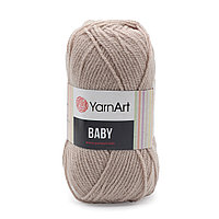 Пряжа YarnArt 'Baby' 50гр 150м (100% акрил) (857 дымчатый)