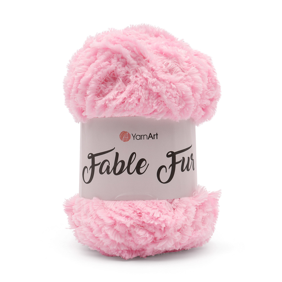 Пряжа YarnArt 'Fable Fur' 100гр 100м (100% микрополиэстер) (977 светло-розовый)