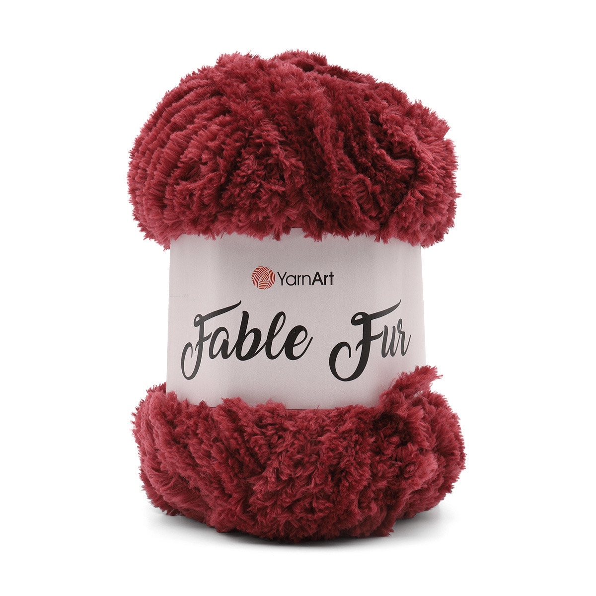 Пряжа YarnArt 'Fable Fur' 100гр 100м (100% микрополиэстер) (981 бордовый)