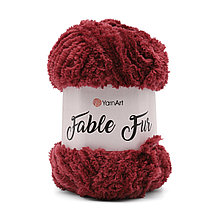 Пряжа YarnArt 'Fable Fur' 100гр 100м (100% микрополиэстер) (981 бордовый)