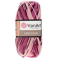 Пряжа YarnArt 'Crazy color' 100гр 260м (25% шерсть,75% акрил) (136 секционный)