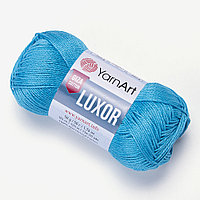 Пряжа YarnArt 'Luxor' 50гр 125м (100% мерсеризованный хлопок) (1241 ярко-голубой)