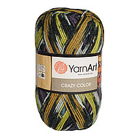 Пряжа YarnArt 'Crazy color' 100гр 260м (25% шерсть,75% акрил) (170 секционный)