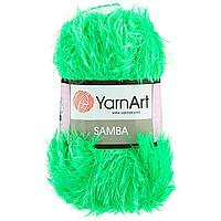 Пряжа YarnArt 'Samba' травка 100гр 150м (100% полиэстер) (09 салат)