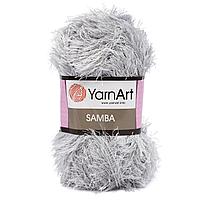 Пряжа YarnArt 'Samba' травка 100гр 150м (100% полиэстер) (10 светло-серый)