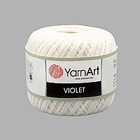 Пряжа YarnArt 'Violet' 50гр 282м (100% мерсеризованный хлопок) (003 белый)