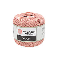 Пряжа YarnArt 'Violet' 50гр 282м (100% мерсеризованный хлопок) (4105 грязно-розовый)