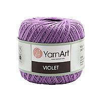 Пряжа YarnArt 'Violet' 50гр 282м (100% мерсеризованный хлопок) (6309 сирень)