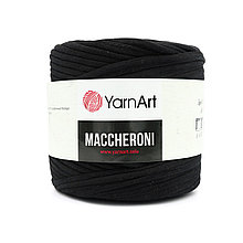Пряжа YarnАrt 'Maccheroni' 600гр +/-100 (90% восстановленный хлопок, 10% полиэстер) (2 черный)