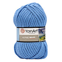 Пряжа YarnArt 'Alpine Maxi' 250гр 105м (40% шерсть, 60% акрил) (668 небесно-голубой)