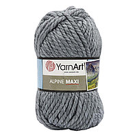 Пряжа YarnArt 'Alpine Maxi' 250гр 105м (40% шерсть, 60% акрил) (669 серый)