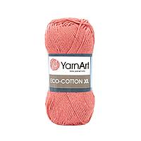 Пряжа YarnArt 'Eco Сotton XL' 200гр 220м (85% хлопок, 15% полиэстер) (779 оранжевый)