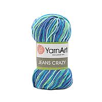 Пряжа YarnArt 'Jeans Crazy' 50гр 160м (55% хлопок, 45% полиакрил) (7204 секционный)