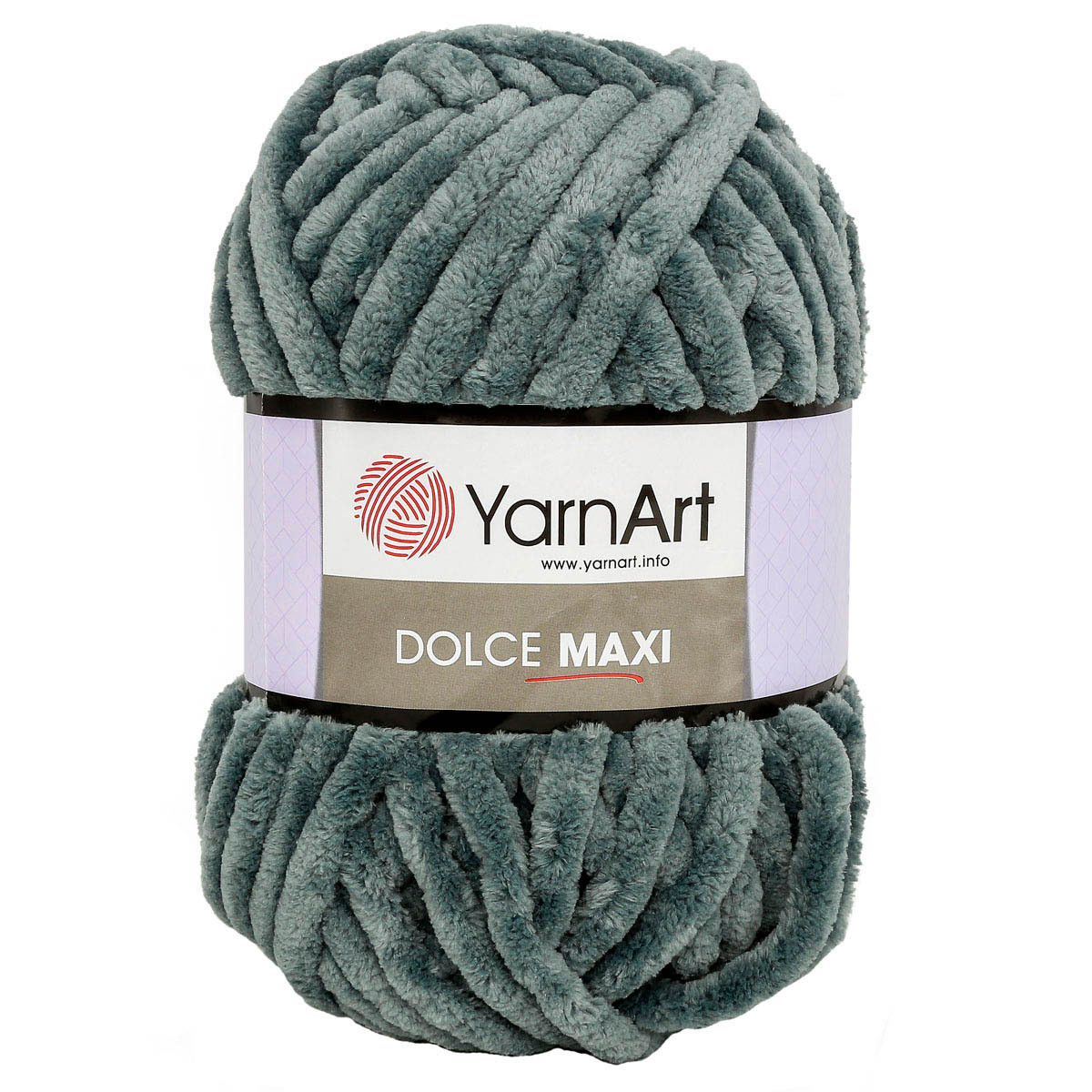 Пряжа YarnArt 'Dolce Maxi' 200гр 70м (100% микрополиэстер) (760 серый) - фото 1 - id-p199377695